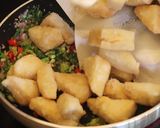 Foto langkah ke 6 dari resep Tahu Cabai Garam KRIUK KRIUK PEDAS.