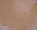 A picture of step 1 of Bread pakoda.
