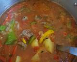 Thai and Mexican fusion Albondigas. (Meatball & vegetable stew) recipe step 10 photo