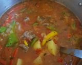 A picture of step 10 of Spicy meatball stew.