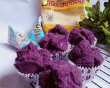 Foto langkah ke 8 dari resep Bolu Kukus Ubi Ungu.