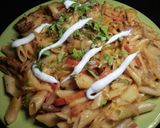 A picture of step 7 of Fajita penny pasta 2nd entry.