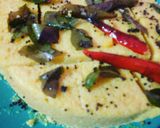 A picture of step 5 of Gujurati Khaman Dhokla.