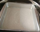 A picture of step 3 of Semolina Dhokla.