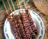 Foto langkah ke 7 dari resep Sate Usus Bakar Kecap.