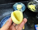 Hình bước làm 6 của món Bánh mochi khoai tây phô mai Hokkaido (phiên bản ngọt)