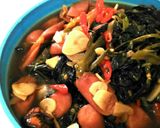 Foto langkah ke 8 dari resep Tumis Kangkung Pedas Sosis Ayam.