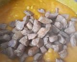 Foto del paso 4 de la receta Habas con puré de calabaza