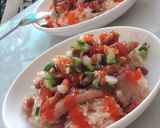 Hình bước làm 5 của món Xôi gà siêu tốc 🍗🍗