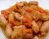 Foto del paso 7 de la receta: Longaniza al vermú con verduras