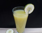 A picture of step 2 of Cucumber juice.
