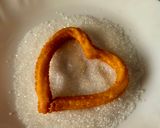A picture of step 7 of Heart-Shaped Eggless Churros.