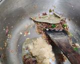 A picture of step 4 of Seeraga sambha mutton briyani.