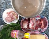 Hình bước làm 1 của món Bún riêu cua đồng
