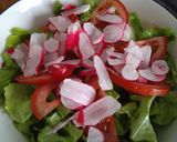 A picture of step 3 of Salade Niçoise.