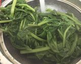 A picture of step 1 of Green soup.
