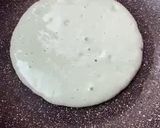 Foto del passaggio 4 della ricetta Pancake salati all’alga spirulina e crema di Taleggio 💚