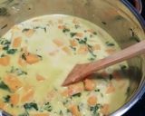 Spenótos-lencsés sütőtök curry recept fázis 5 fotója