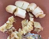 Une image de l'étape 1 de Cake à la banane et crème de sésame.