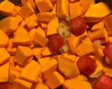 Une image de l'étape 1 de Velouté de potimarron /carottes aux moules.