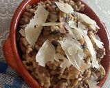 Foto del paso 11 de la receta: Risotto de champiñones y berenjena