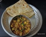 A picture of step 3 of Soyabean sabji.