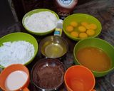 Foto langkah ke 1 dari resep Marbel Cake.