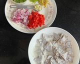 A picture of step 1 of Vaghareli Lasaniya (Green Garlic) Rotli.