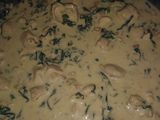 Lasaña de pollo espinaca a la crema 👩‍🍳🧀🍷