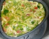 A picture of step 6 of Delicious chicken egg pizza without oven.