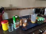 Flan confinado al microondas