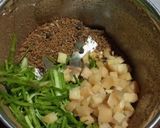 A picture of step 3 of Tomato Rasam.