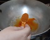 A picture of step 2 of Khatiwari khattay aloo.