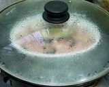 A picture of step 4 of Chinese steamed pork patty with salted fish 咸魚蒸肉餅.