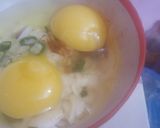 A picture of step 2 of Bread omellette...in different way.