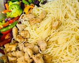 A picture of step 5 of Chicken & Vegetables Stir-Fry Noodles.