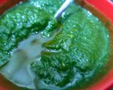 A picture of step 4 of Green garlic coriander chutney.
