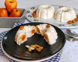 A picture of step 15 of Carrot Halwa in a Frozen Cashew Apple Phirni Mousse Cake.