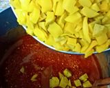 A picture of step 5 of Raw Mango jaggery pickle.