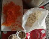 Foto del paso 1 de la receta Pan de zanahoria (rápido) 🌱vegetariana. Monsieur Cuisine Plus