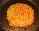 A picture of step 8 of Cabbage Pancakes.