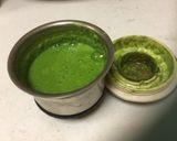 A picture of step 1 of Masala buttermilk (Spinach,Coriander and mint).