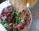 A picture of step 3 of Purple Cabage Salad.