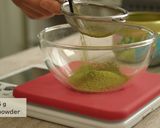 A picture of step 3 of Cherry Blossoms and Matcha ''MIZU-YOKAN'' (White Bean Jelly).
