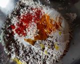 A picture of step 1 of Masala Jira puri.