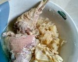 Foto langkah ke 6 dari resep Sup Ayam Kampung + Jamur Salju + Kembang Tahu.