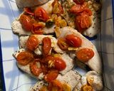 Caprese csirkemell - sült burgonyával recept fázis 5 fotója
