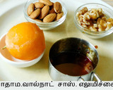 பச்சை காய்கறிகள் சாலட், பூண்டு  தேன் சோய் சாஸ் ட்ரெஸ்ஸிங் ரெசிபி ஸ்டேப் 5 புகைப்படம்