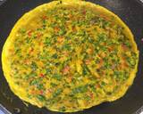 Iranian colorful vegetables Omelet recipe step 4 photo