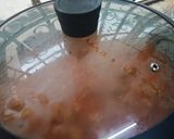 A picture of step 4 of Soya Chunks Curry - Protein Powder in a Bowl.